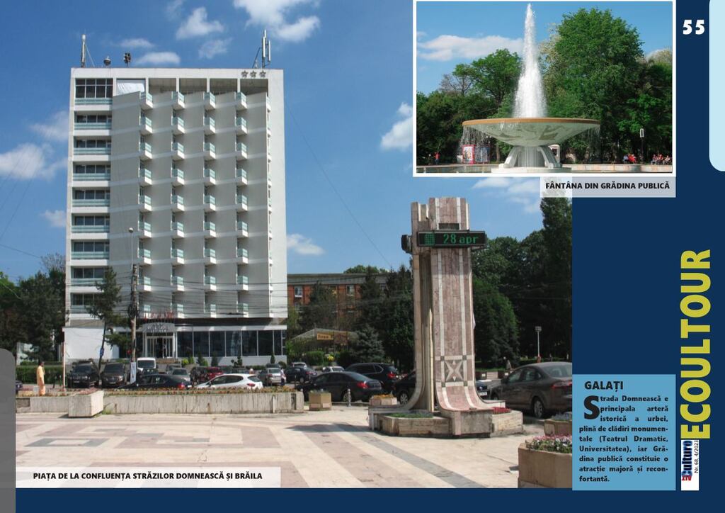 Orașele Regiunii Dunărea de Jos - ALTCULTURE MAGAZINE●68●4/2023
De Adina&Bogdan Baranovschi
